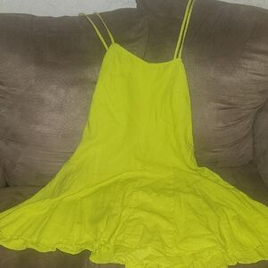 a new day Women's Backless Dress - Bright Yellow